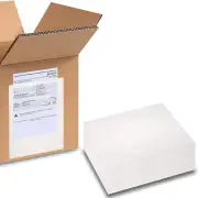 6" x 9" No Print Clear Packing List Envelopes Plain Face Backside Load 2000 Pcs