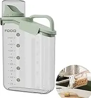 KUNANG Rice Airtight Dry Food Storage Containers with Pourable Spout，Rice Bin Cereal Dispenser，Airtight Container Barrel（2800ml） 23117