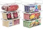Chest Freezer Organizer Bins - 6 Pack Small Stackable Deep Freezer Organizer Bin