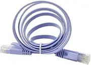 1m Cat6 High- Cable Flat Internet Modem Ethernet Waterproof Construction Suitable for Outdoor/Indoor Usage