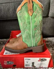 New W/O BOX Justin Boots Size 7B Ladies Gypsy Raya Square Toe Cowgirl