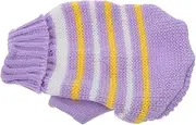 Milisten Dog Knitted Sweaters Turn Down Collar Cozy Holiday Clothes for Cats and Dogs for Christmas and Valentine Day Soft Knit Material for Comfort and Style