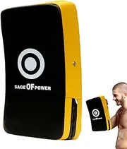 Boxing Punch Pads - Target Training Scratchers, Lightweight Shock Absorbing Gloves | Curved Hitting Surface with Secure Fit for Muay Thai Sparring Exercises in the Gym or Combat