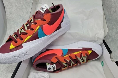 Nike Blazer Low Sacai x KAWS Team Red Size 12.5 DM7901-600