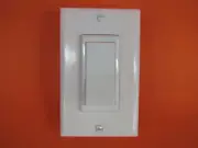Mobile Home RV Parts Self Contained Rocker Switch Includes Cover Plate White