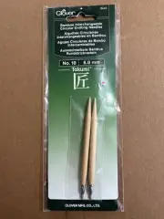 Takumi Bamboo Interchangeable Circular Knitting Needles Size 10/6 051221736407