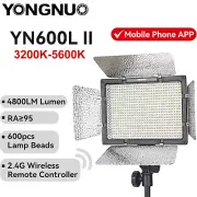 YONGNUO YN600L II Pro LED Panel Video Light Adjustable 3200-5500K Remote Control
