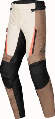 Alpinestars ST-1 waterproof Motorcycle Textile Pants, black-brown, Size 3XL for Men Black Brown