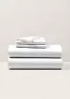 Ralph Lauren Rl Organic Handkerchief Queen Flat Sheet $215 Studio White