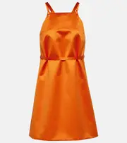 [Patou] Patou Halterneck minidress AU 10 orange