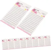 FOYTOKI Eyelash Storage Card Lash Extension Supplies False Lashes Adhesive Strip Holder