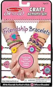 Melissa & Doug On The Go Friendship Bracelet Craft Set (Makes 10+ Bracelets)