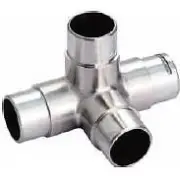 Crosinox 49-735/424 316 Satin (Brushed) Stainless Steel Flush Side Outlet Tee 1