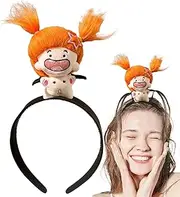 [Generic] Plush Doll Headband - Constellation Doll Hairband Cute Hairhoops | Kids Hair Ties Makeup Fashion Accessory for Girls Children