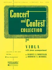 Concert and Contest Collection for Viola Piano Accompaniment Book 004471840
