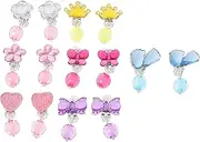 [GAROZATION] Clip-on Jewelry for Boys and Girls 7 Pairs Children Earrings Diverse Styles Fashionable and Practical for Long Time Use