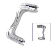 Sims Vaginal Speculum 3 Pcs Set Ob/Gynecology Surgical Instruments Double Ended
