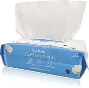 Charmyth Cotton Tissue, Everyday Facial Tissue, Disposable Facial Towel, Cleansing Towel, 100% Cotton Baby Dry Wipes