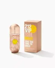 Carolina Herrera 212 VIP Rose Smiley Limited Edition Perfume 80ml