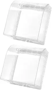 jojofuny Socket Protector for 2pcs Waterproof Covers Easy to See Socket Suitable for Home Pool and Bathroom