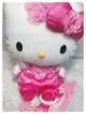 ♥小花花日本精品♥Hello kitty 公主造型凱蒂貓 粉色蝴蝶結 日本帶回 樂趣限定絨毛娃娃玩偶 50084104