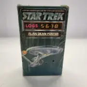 Star Trek Logs 5, 6, 7, 8 Books Alan Dean Foster Starship Enterprise New In Box