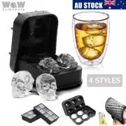 Ice Cube Tray Large Ball Maker Whiskey Sphere Round Block Silicone Moulds