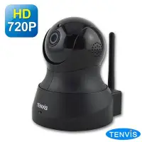 在飛比找Yahoo!奇摩拍賣優惠-TENVIS TH-661 HD無線網路攝影機 (黑色) 監