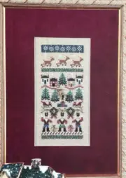 Just Nan Christmas Eve Cross Stitch Chart Leaflet & Embellishments JN094 2001