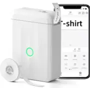 NIIMBOT Label Maker Machine D110 Sticker Printer with 1 Roll White Starter