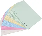 BCOATH 2Pcs 5 Loose Leaf Paper Pack Pages Each Pattern Notebook Replacement Paper for Journaling Planning and Creative Projects