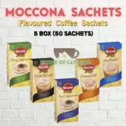 Moccona Instant Coffee Sachets 5 Box Pack Single Serve Flavoured CHOOSE FLAVOUR☕