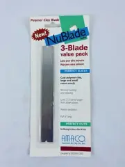 American Art Clay Co AMACO NuBlade 3 - Blade Value Pack - Polymer Clay Blades