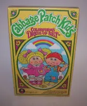 Cabbage Patch Kid's Colorforms Dress Up Set 1983 Sealed NIB