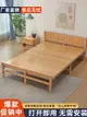 竹床折疊床單人雙人簡易家用午休床成人出租房涼床實木加固硬板床