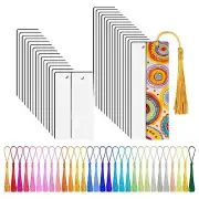 30 Pcs Sublimation Blanks Bookmark, Sublimation Blanks with 30 Pcs Tassels5229