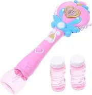 ERINGOGO Bubble Maker Blower Machine for Boys and Girls Fairy Stick Glowing Boys and Girls Fairy Plastic for Birthday