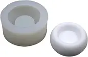 TEHAUX Silicone Candy Mold Cement molds Concrete molds Candle molds DIY Flower Pot Molds epoxy Resin Crafts Flowerpot Mold Candle Holder Pen Holder Bracket Candlestick Dining Table Tool
