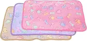 3Pcs Small Pet Sleep Blankets,Guinea Pig Blankets Small Animal Flannel Guinea Pig Cage Liners,Soft Puppy Sleep Blankets Small Puppy Sleep Blankets,Puppy Blankets Soft Warm Sleep Mat Puppy Blankets