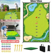 Casual Golf Hitting Mats Set Royale Golf Game Mat Indoor Outdoor Golf Putting