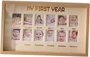 Infant Growth Photo Frame 12 Month Baby Commemorative Desktop New Born Baby