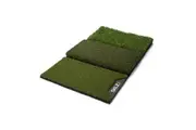 SKLZ 25x16in Pure Golf Practice 3 Lie Turf Outdoor Floor Hitting Mat Tri-Fold