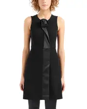 Emporio Armani Rosette Trim Dress