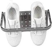 PLAFOPE Space-Saving Shoe Rack Adhesive Mount Wall Organizer Sneaker Storage Heel Holder Boot Display Versatile Sturdy Abs Material
