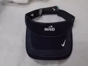 New with Tags Black MiSD Nike Golf Dri Fit Sun Visor Velcrooo Adjuster