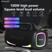 Zealot S79 100W Wireless speaker Outdoor Portable Subwoofer Fast Charging