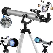 Ultra Hd, Telescope 600Mm Aperture Mount Fully Mult,Telescope - -Coated Optics Telescopes for Adults Telescope for Beginners Astronomy Refractor Telescope Double The Comfort