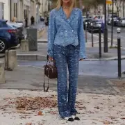 NWT CHANEL 24C DENIM CC LOGO PRINT JACKET BLAZER FR36 US4