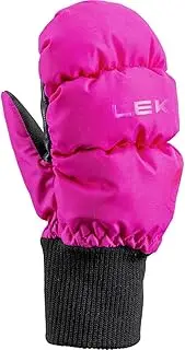 [Leki] Unisex Youth Little Eskimo Mitt Shorts Pink/Black 1.0 Gloves