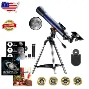 Beginner-Friendly 525X 700mm Telescope with Adjustable Tripod and Eyepieces